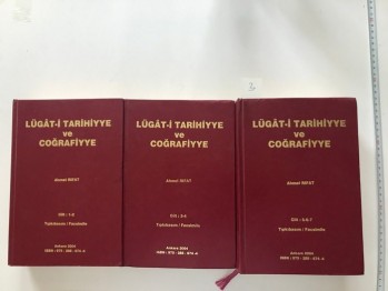 Lügat-i Tarihiyye ve Coğrafriyye- Ahmet Rıfat, 7 Cilt Takım, Tıpkıbasım/ Facsimile, 2004