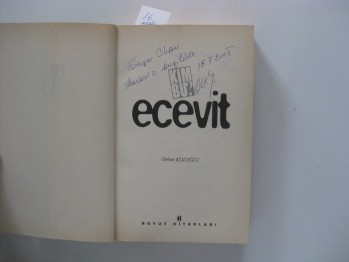 Kim Bu Ecevit-Orhan Koloğlu /Boyut,2001,768 s.(imzalı)