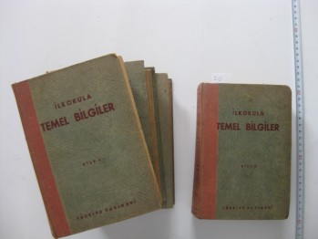 İlkokula Temel Bilgiler /Türkiye cilt 1-2-3-4 (Ciltli)