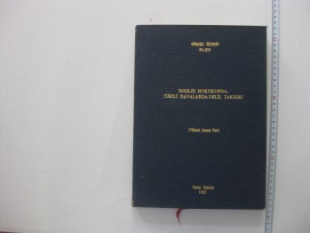 İngiliz Hukukunda Jürili Davalarda Delil Takdiri (YL Tezi) (Ciltli), 1987, 151 s.