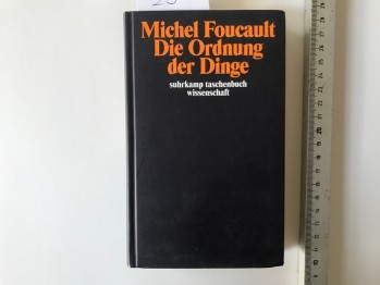 Michel Foucault Die Ordnung Der Dinge (ciltli)