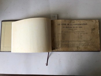 Fransızca Konuşma Metodu (Ciltli) (Osmanlıca , Fransızca, Latince), Arap alfabesinden Latin Alfabesine Geçiş Dönemi
