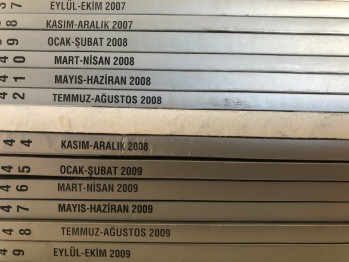 Mimarlık Dergisi, Sayı: 337-349 (13 Adet)