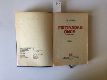 Fırtınadan Önce 2 – Jack Higgins , Ciltli