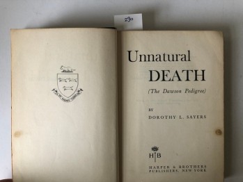 Unnatural Death – Dorothy L. Sayers (Ciltli)