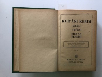 Kuran’ı Kerim ve Meali (Cilt 3-4)