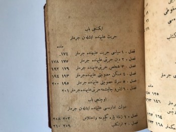 TÜRK Ceza Kanunu Arama Cetveli(Osmanlıca)- (405 s.)