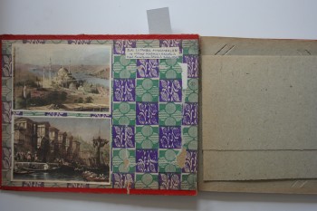 Fotoğraf Albümü – 21-31 cm – İstanbul Manzaralı Kartpostallarla Süslenmiş