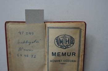 Memur Hüviyet Cüzdanı – Fotoğraflı ve Pullu