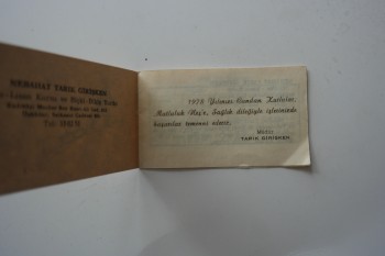 Nebahat Tarık Girişken Yurdu 1978