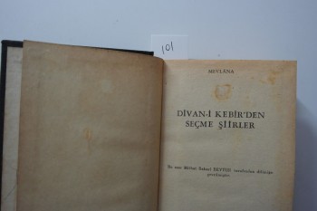 Divan-ı Kebir’dan Seçme Şiirler – Mevlana (Ciltli)