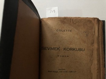 Sevmek Korkusu – Collette (Ciltli)