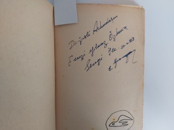 Tutuk Şarkı – Etem Yazgan, Durum Yayınevi , YAZARINDAN  İMZALI  İTHAFLI ,1959,  77 s.