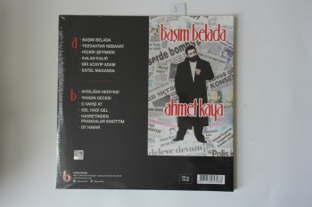 Başım Belada – Ahmet Kaya, Barış Müzik, Jelatinli, Kapak:10 Plak:10
