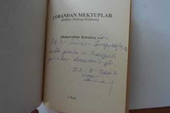 Çobandan Mektuplar –Abdurrahim Karakoç (imzalı)