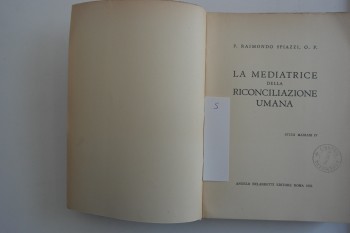İnsan uzlaşmasının Aracılığı – Angale Balerdetti yayınevi (1951)