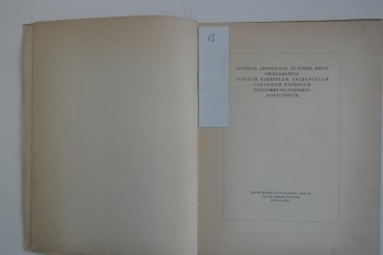 Özetlemek gerekirse bildiriler – Vatikan Radyosu Yayını (1951)
