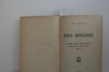 Yeni Ansikolpedi – Prof. A. Brunacci (Ciltli), Torino, 1902, 502 s.