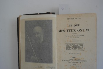 Gözlerim Ne Gördü – Arthur Meyer (Ciltli), Imprimeurs, 1911, 432 s.