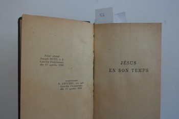 İsa Zamanında Kutsal Tarih – Daniel Rops (Ciltli), Artheme Foyard, 1946, 638 s.