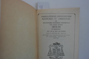Evrensel Kilise Takvimine Eklemeler ve Varyasyonlar 1973-74, Tıpıs Güler, İstanbul, 61 s.