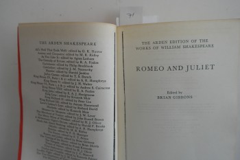 Romeo ve Juliet (Fotokopi), Routledge, 1980, 280 s.