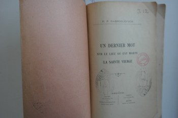 Kutsal Bakirenin Öldüğü Yerde Son Söz – E. P. Gabrielovich, 103 s.