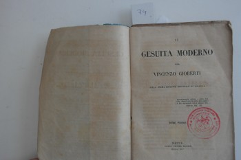 Modern Cizvit – Vicenzo Bioberti, Malta, 1848, 404 s.