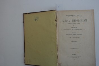Kutsal Teolojiye Başlangıç (Ciltli) – F.R. Thoma Maria Zigliora, Roma, 1890, 499 s.