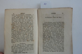 Kutsal Dominik Günlüğü 3. Çeyrek, Roma, 1872, 188 s.