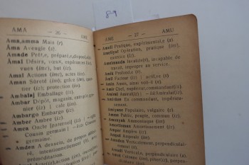 Türkçeden Fransızcaya Cep Lugati – Ragip Rıfkı, İkbal Kütüphanesi, 1033, 889 s.
