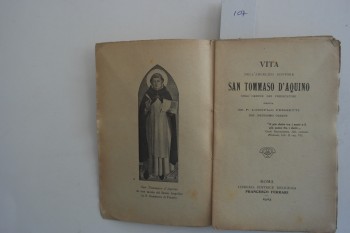 Melek Doktor San Tommaso Daquino’nun Hayatı – P. Lodovico Ferretti, Francesco Ferrari, 1923, 205 s.