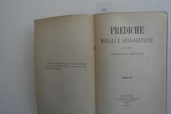 Ahlaki ve Apolojik Öneriler Cilt 4 – İkinci Franco, Modena, 729 s.
