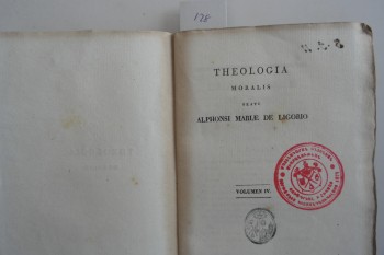 Ahlaki Teoloji 4. Cilt, Modoetiae, 1827, 329 s.