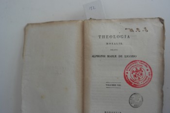 Ahlaki Teoloji 8. Cilt, Modoetiae, 1828, 521 s.