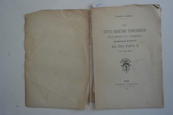 8 Tonçin Şehitleri – Giuseppe Clementi, Tupografia Poliglotta, 1906, 15 s.