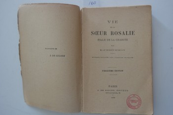 Sceur Rosalie’nin Hayatı – Vicomte De Melun, J. De Gigord, 1929, 270 s.