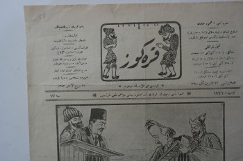 Karagöz Mecmuası , Numara:1741 , Sene:17, 22 Teşris Sani 1340