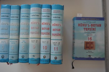 Ruhu’l-Beyan Tefsiri – İsmail Hakkı Bursevi (K.S.) , Fatih Yayınevi (3-4-5-9-10-11-16 Cilt)