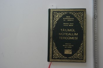 Ta’limül Müteallim Tercümesi – Mütercim Medrese Muallimi Ali Kara , Fatih Enes Kitabevi