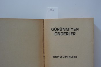 Görünmeyen Önderler – Ali Uğur