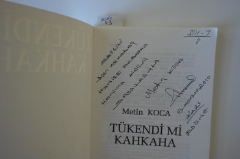 Tükendi mi Kahkaha- Metin Koca (imzalı)
