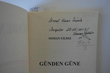 Günden Güne- Osman Yıldız (imzalı)