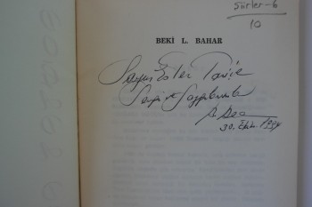 Doğada Düğün-Beki L. Bahar (İmzalı)