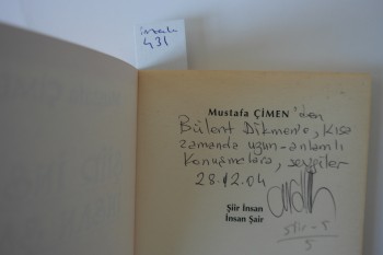 Şiir İnsan İnsan Şair-Mustafa Çimen(İmzalı)