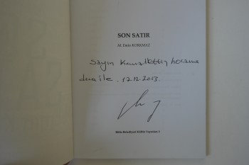 Son Satır-M. Emin Korkmaz (İmzalı)