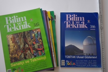 Bilim ve Teknik Dergisi , 39 Adet ,NOT : Sayılar 300-400 sayıları arasındadır.