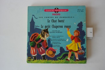 Le Chat Botte et Le Petit Chaperon Rouge – Les Contes De Perrault.1 / Philips, Kapak:9 Plak:9
