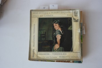 Jane Rhodes u. Robert Massard Singen Aus Carmen – Habanera-Torerolied Opernchor Und Orchester Roberto Benzi / Philips, Kapak:8 Plak:9