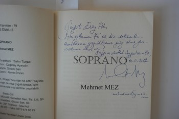 Soprano-Mehmet Mez/Kibele,2016,268 s. (imzalı)
